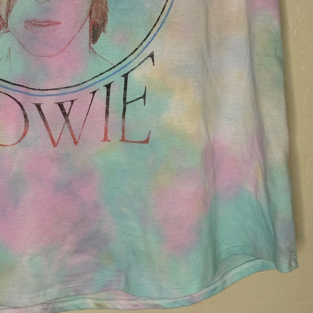 David Bowie Tie-Dye Women’s T-shirt - Picture 5 of 10